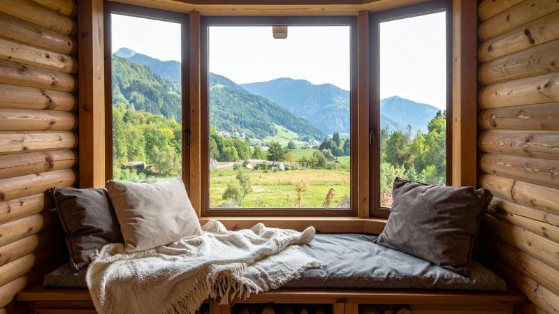mountain cabin