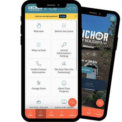 Touch Stay digital guidebook