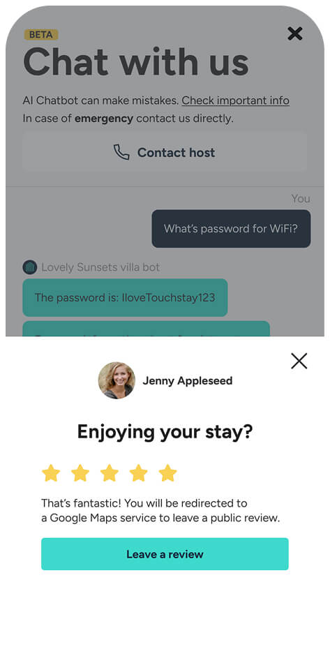 Consigue más reseñas de 5 estrellas