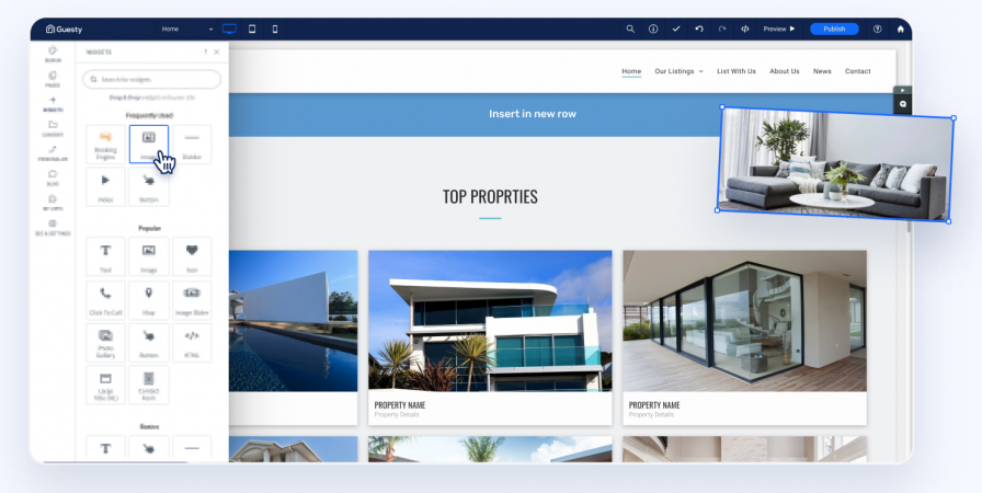Guesty website template for short term vacation rentals-1