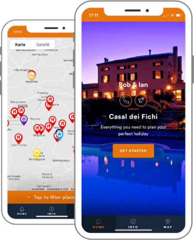 Casal dei fichi guidebook home & map welcome book for vacation rentals