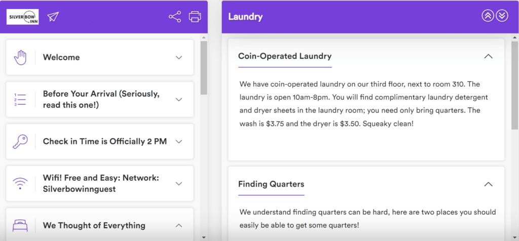 Silverbow Inn Screenshot 3 Silverbow Inn Laundry Service Screenshot