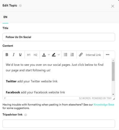 Social media template Airbnb guest welcome book