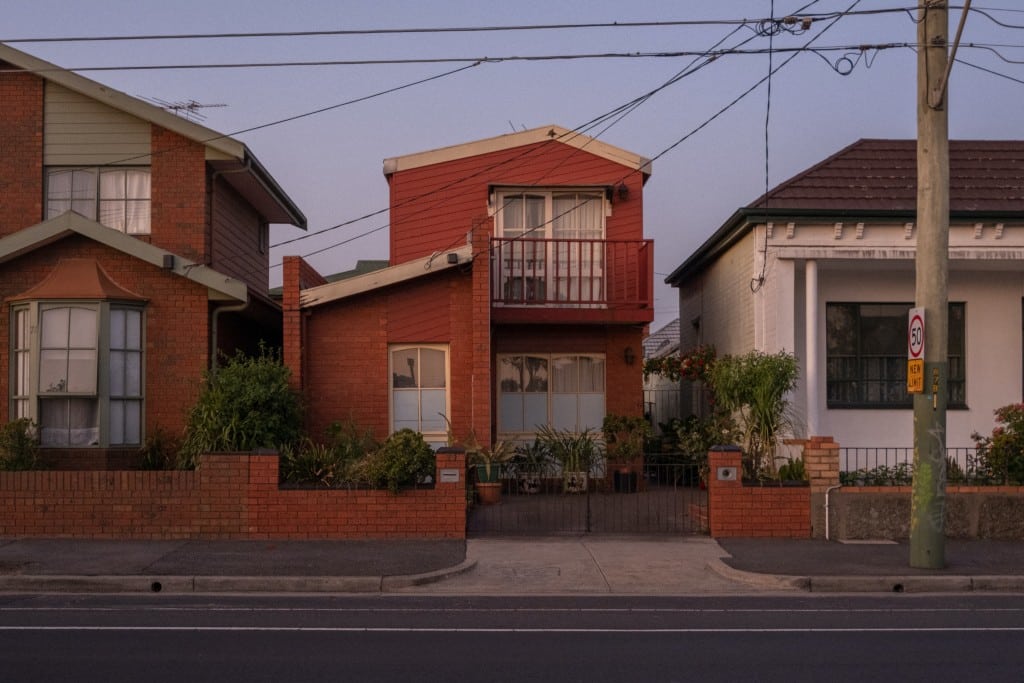 Red House On Street