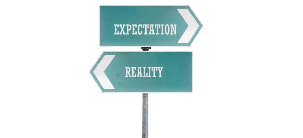 expectation vs reality_438051235