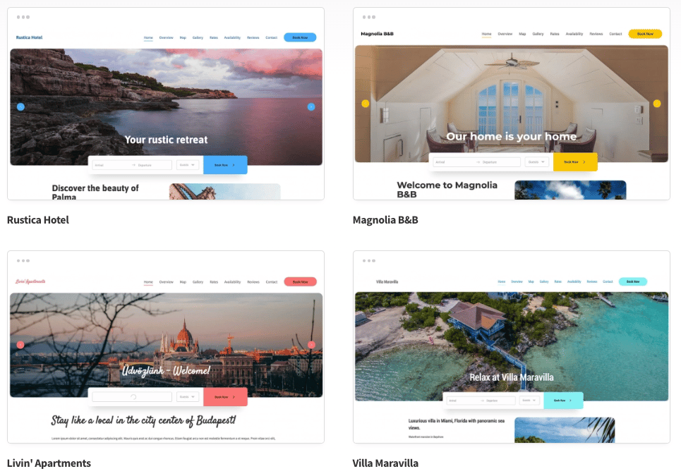 Staycation Website Example 21 website templates we love for short term vacation rentals | Touchstay
