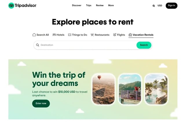 Tripadvisor-Homepage