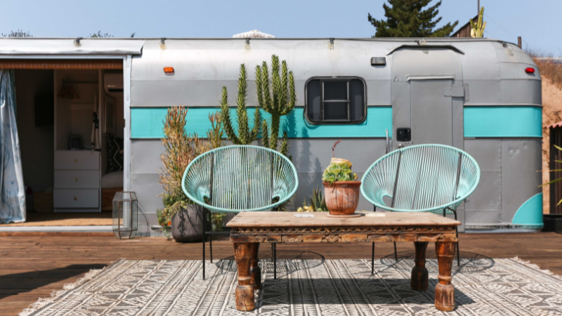 Airstream camping