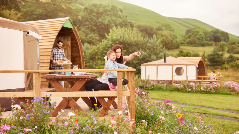 Countryside glamping