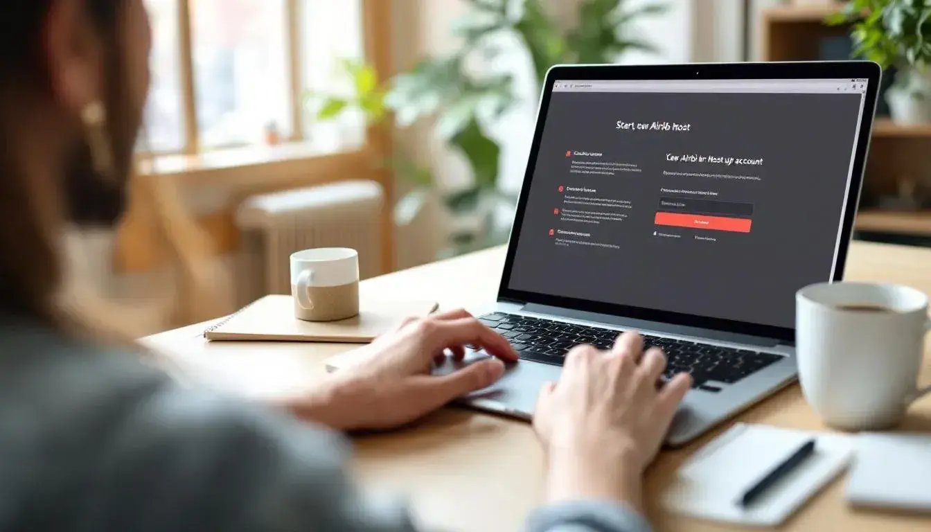create airbnb host account