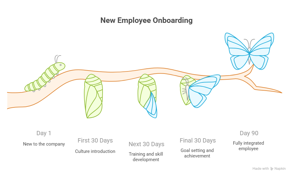 new employee onboarding timeline