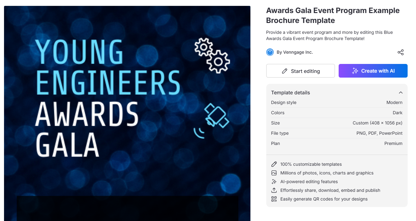 Awards Gala brochure