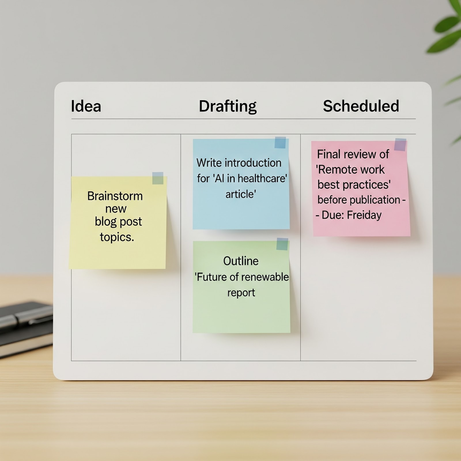 social media content creation SOP