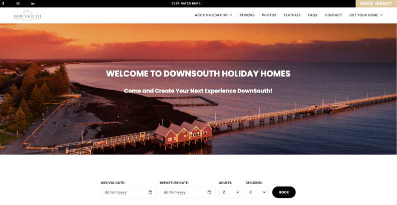 website templates for short-term vacation rentals