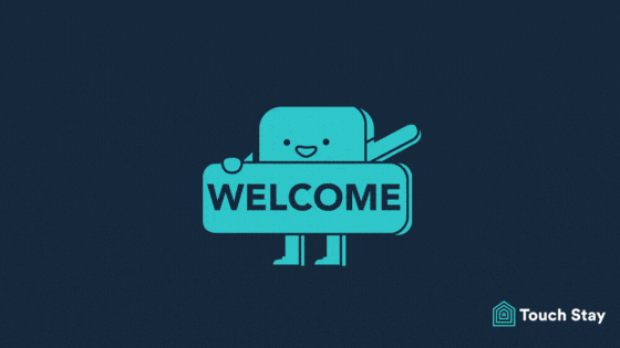 welcome logo animated gif